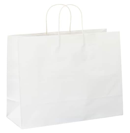24 Pack: White Paper Gift Bag by Celebrate It